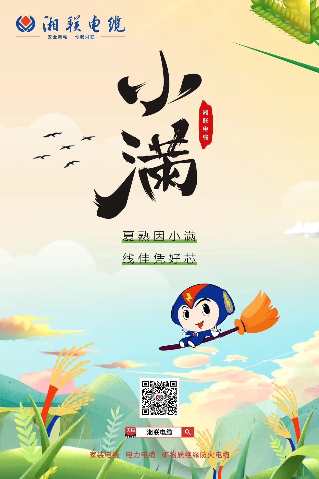 小滿節(jié)氣今日至，用電安全需重視！#安全用電你我湘聯(lián)